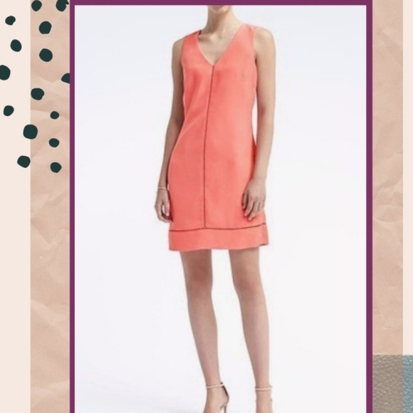 Banana Republic Dresses & Skirts - Banana Republic Coral Sleeveless Shift Dress